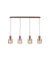 I3-VENIZE- LAMPARA 4L COBRE-AMBAR